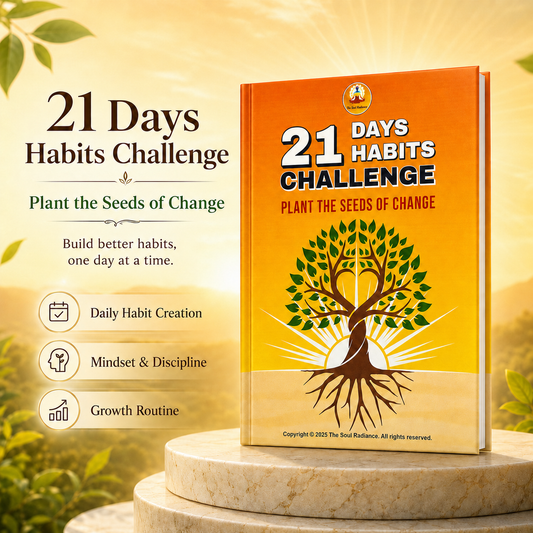 21 Days, 21 Habits Challenge Journal — Guided Habit-Building Workbook for Health, Relationships & Money